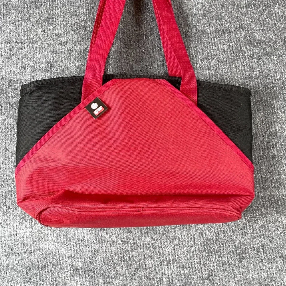 Indiana Hoosiers Cooler Bag Red Zippers Pockets Insulated Golf Beach Party Strap